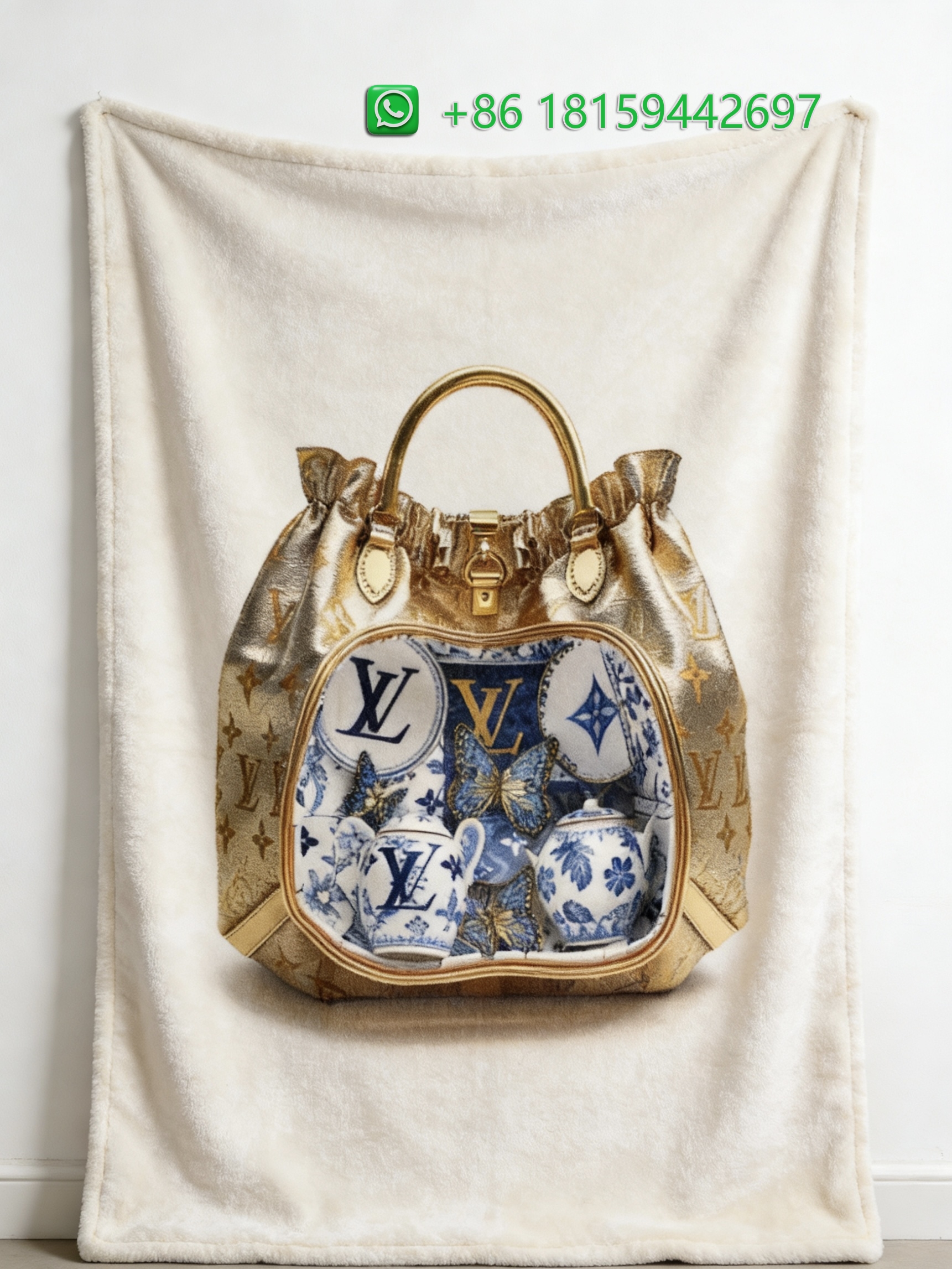 Louis Vuitton Throw Blankets